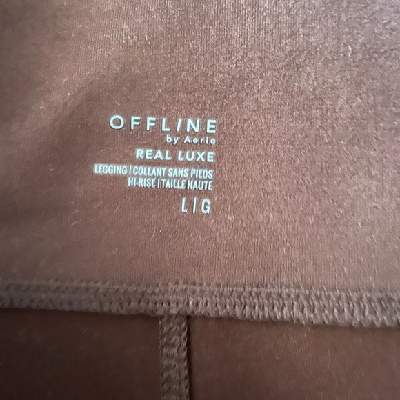 Aerie - OFFLINE Real Luxe Faux Leather Legging - Size L Short - Picture 6 of 8